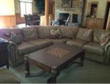 Leather Sectional