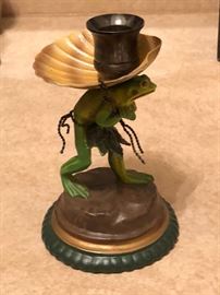 Frog Candleholder