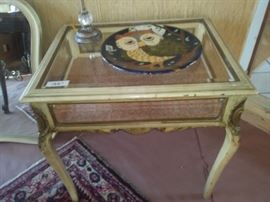 Beautiful Jewelry Case Side Table