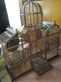 Beautiful Wooden Bird Cage