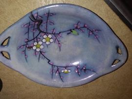 Oriental Hand Painted Dish