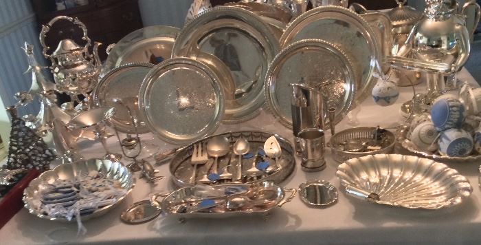 STERLING SILVER AND SILVER PLATE