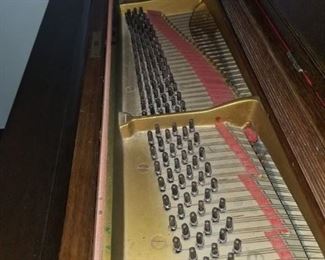 inside of the Steinway