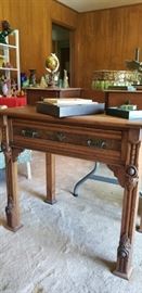 Unique smaller scale antique desk