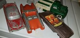 Vintage cars, some metal and played with