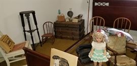 Duncan bed frame, trunk (several available) and lots more 