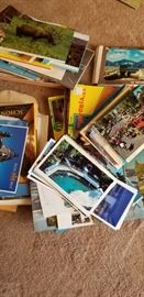 Lots of vintage postcards: vacation places, animals, environment and more 