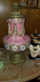 Two antique Sevres Urns