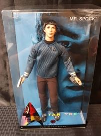 Ken doll as Mr. Spock in original box