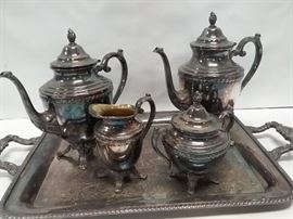 Wm. Rogers Silver plated Tea/Coffee set   https://ctbids.com/#!/description/share/96641