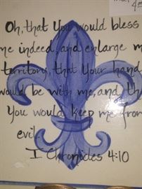 I Chronicles 4:10 "Oh, that you would bless me indeed, and enlarge my territory, that your hand would be with me, and you would keep me from evil."