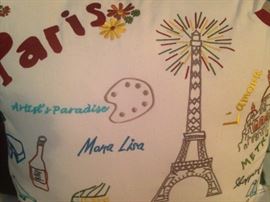 Paris pillow
