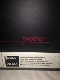 Brother VX-880 sewing machine