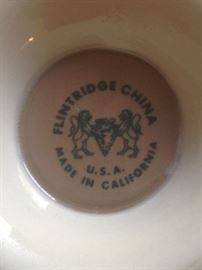 Flintridge china - made in California