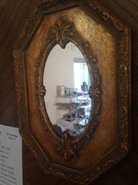 Octagon shaped mirror