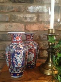 Pair of classic Asian style vases