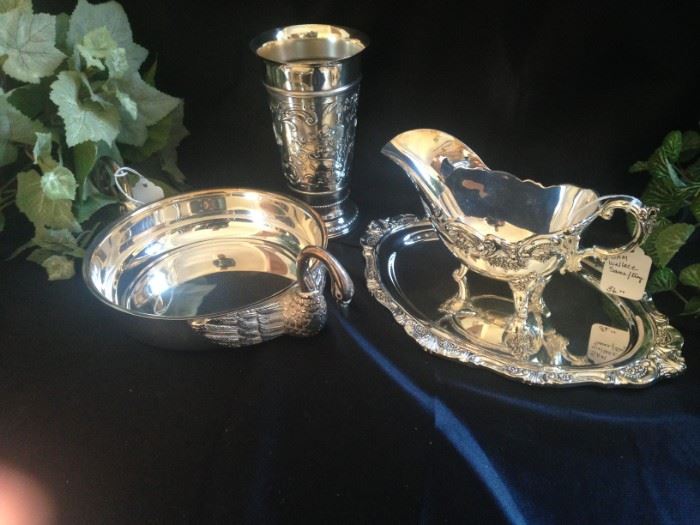 More charming silver plate selections