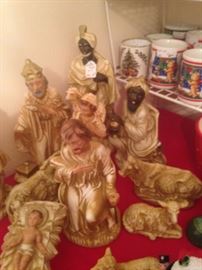 Ten piece nativity