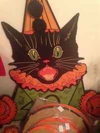 Vintage Halloween cat