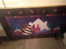 Santa Fe framed travel poster