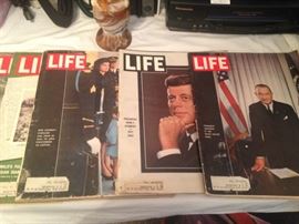 Vintage LIFE magazines