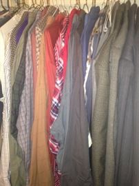 Consignment men's clothes and suits (3-4 X)