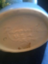 Antique Roseville vase (The Roseville company was founded by J.F. Weaver in Roseville, Ohio, in 1890.)