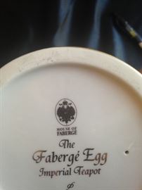 Faberge Egg Imperial Teapot - from the House of Faberge