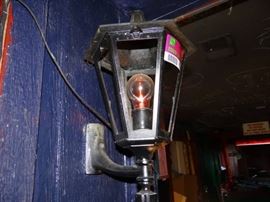 Lot of 2 Light Sconces Metal Missing Glass