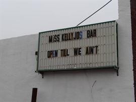 Outdoor Lighted Marquis Sign