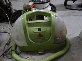 bissell little green portable upholstery cleaner