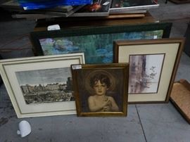 Lot of 5 Pieces of Artwork