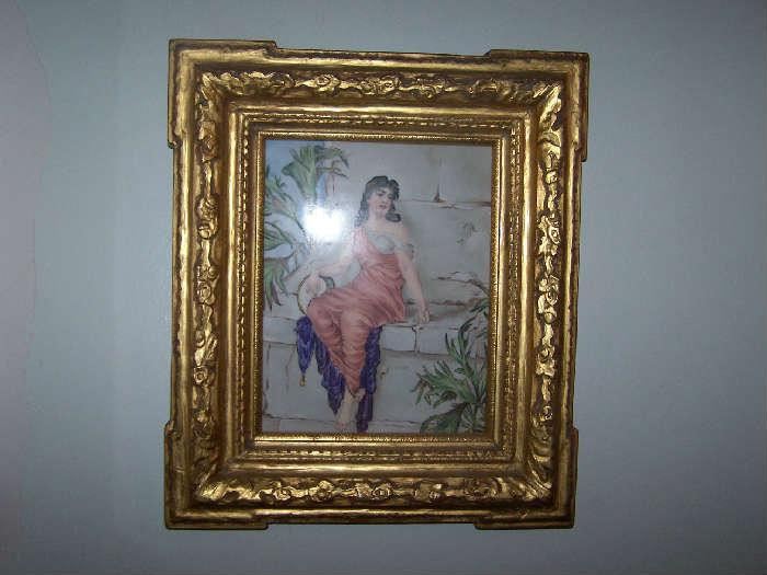 KPM Plaque Gypsy Girl