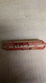 U.S. PENNEY COLLECTION - INDIAN HEAD/WHEAT - 1909 V.D.B & OTHER KEY DATES; LOTS OF EARLY PRE '59 MINT ROLLS.