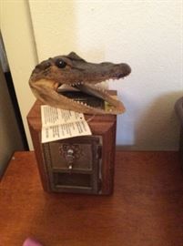 alligator and old bank
