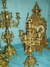 Mantel Clocks with Garniture Sets