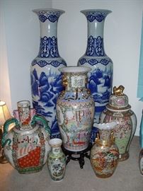 20th century Chinese Palace Vases