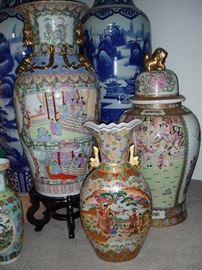 20th century Chinese Palace Vases