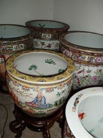 20th century Chinese Goldfish Bowls