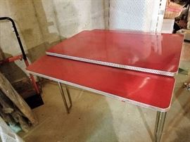1950s Red Kitchen Table