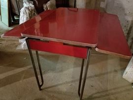 1950s Red Kitchen Table