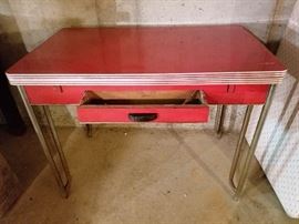 1950s Red Kitchen Table
