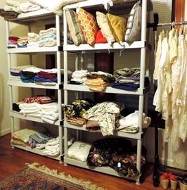 VINTAGE LINENS AND CLOTHES