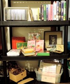 DVDS, CDS, PAPER AND OFFICE SUPPLIES