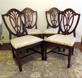 SET OF 4 DUNCAN PHYFE DINING CHAIRS