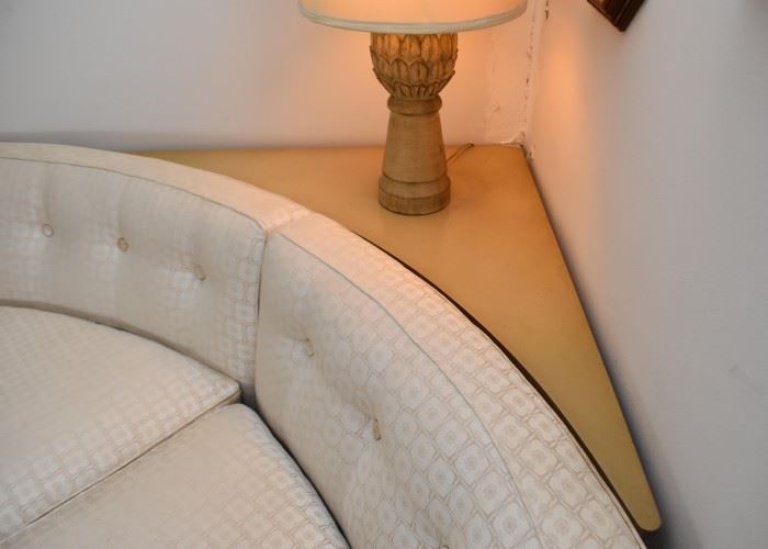 Vintage Corner Sofa Table