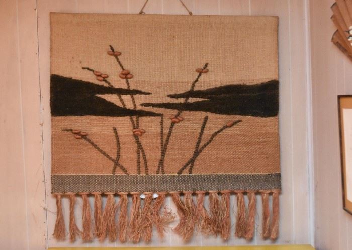 Vintage Woven Wall Hanging