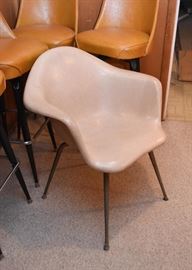 Mid Century Modern Herman Miller / Eames Shell Armchairs Chairs (2)