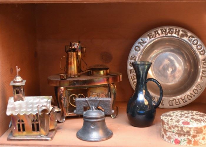 Copper Figurines, Liberty Bell Souvenir, Etc.