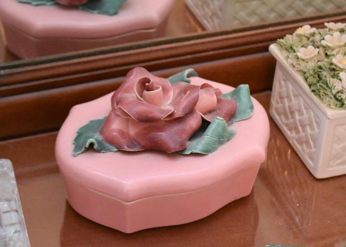 Ceramic Jewelry / Trinket Boxes